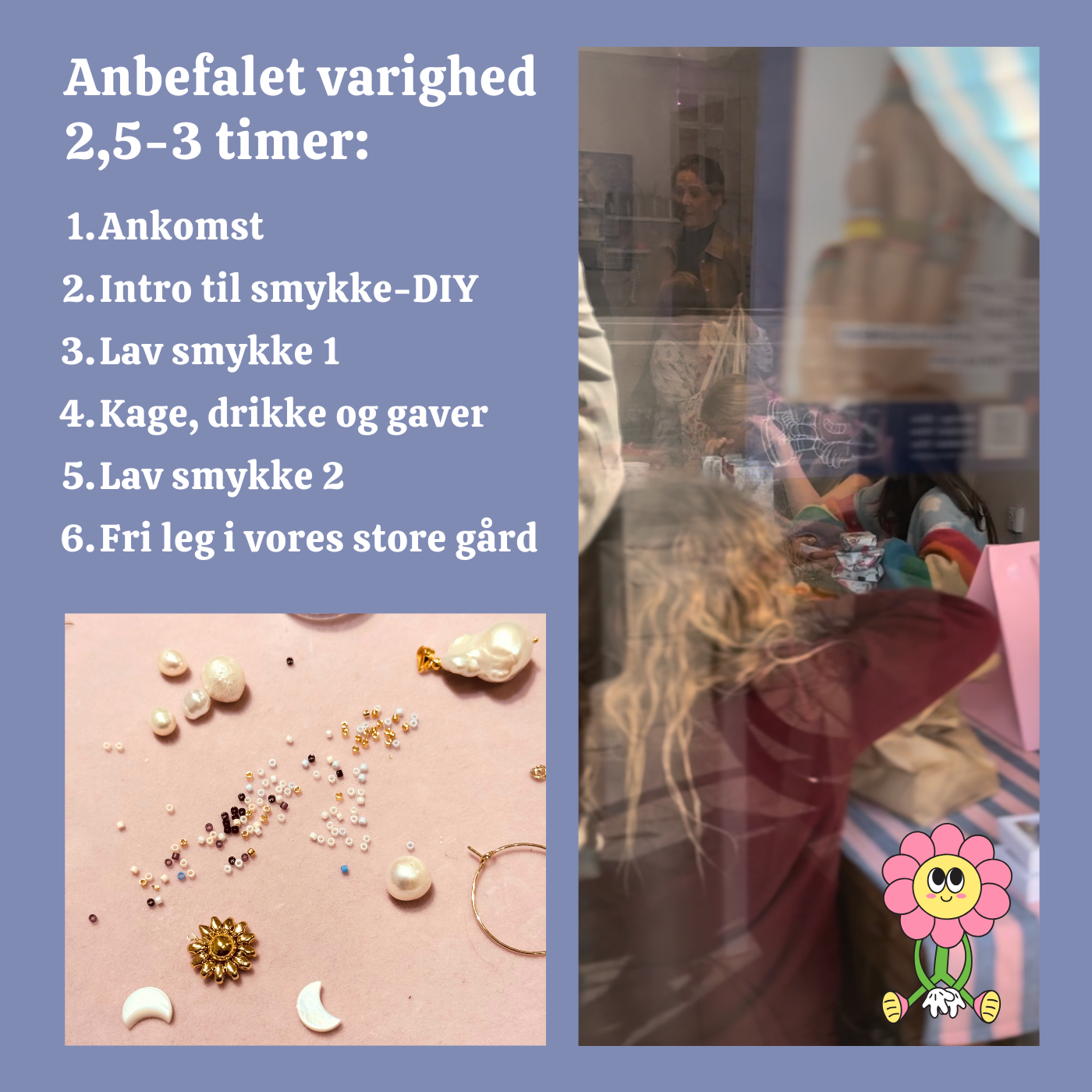 Fødselsdag, veninder, polterabend, børnefødselsdag