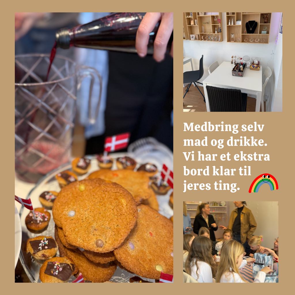 Fødselsdag, veninder, polterabend, børnefødselsdag