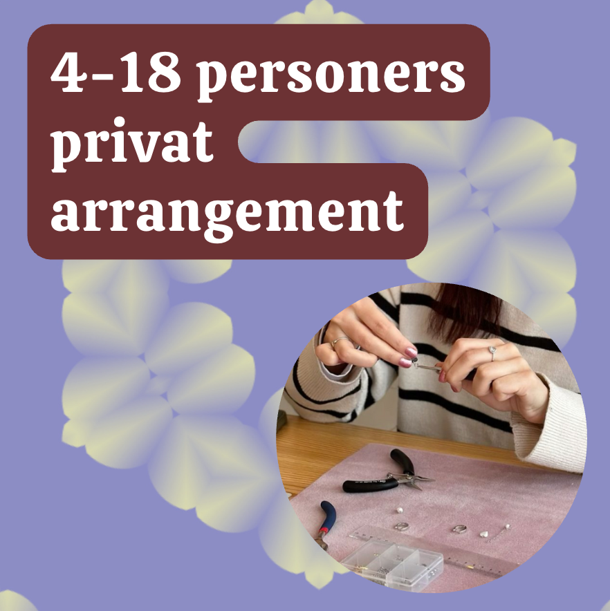 Fri leg eller kursus fra 4 personer + instruktør - fra 5 til 99 år. Kreativ hygge hvor tiden flyver afsted.